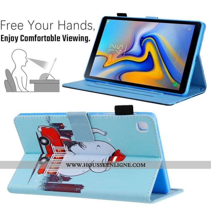Housse Samsung Galaxy Tab A8 (2021) Éléphant Pompier