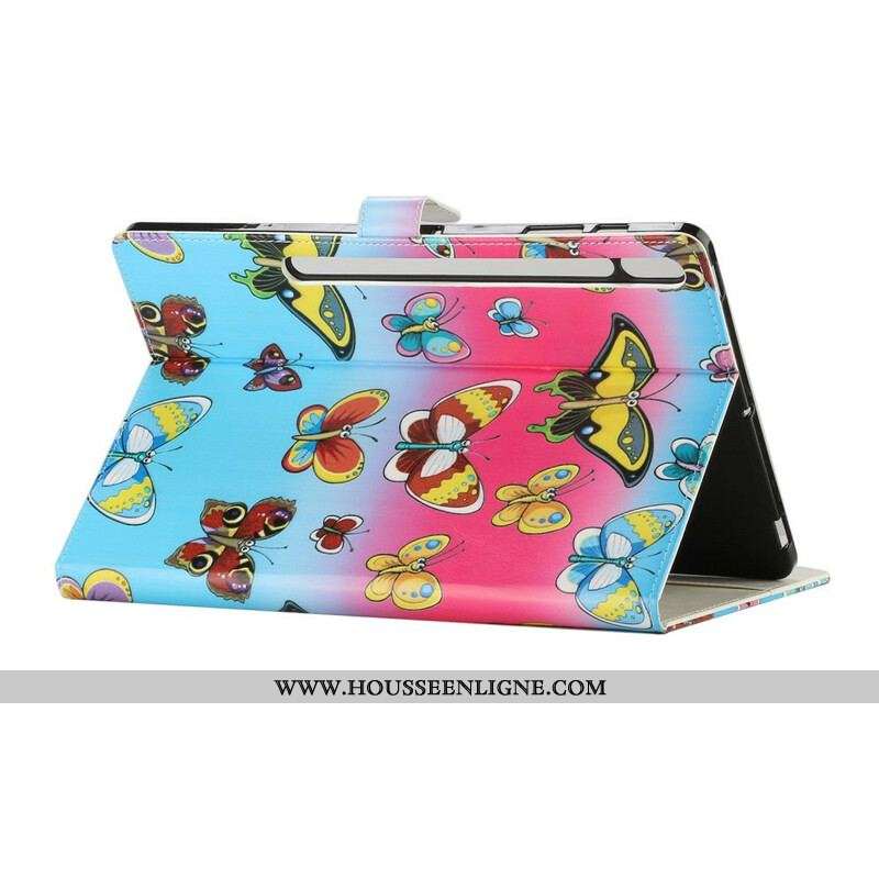 Housse Samsung Galaxy Tab S8 Plus / S7 Plus Butterflies