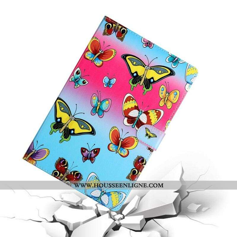 Housse Samsung Galaxy Tab S8 Plus / S7 Plus Butterflies