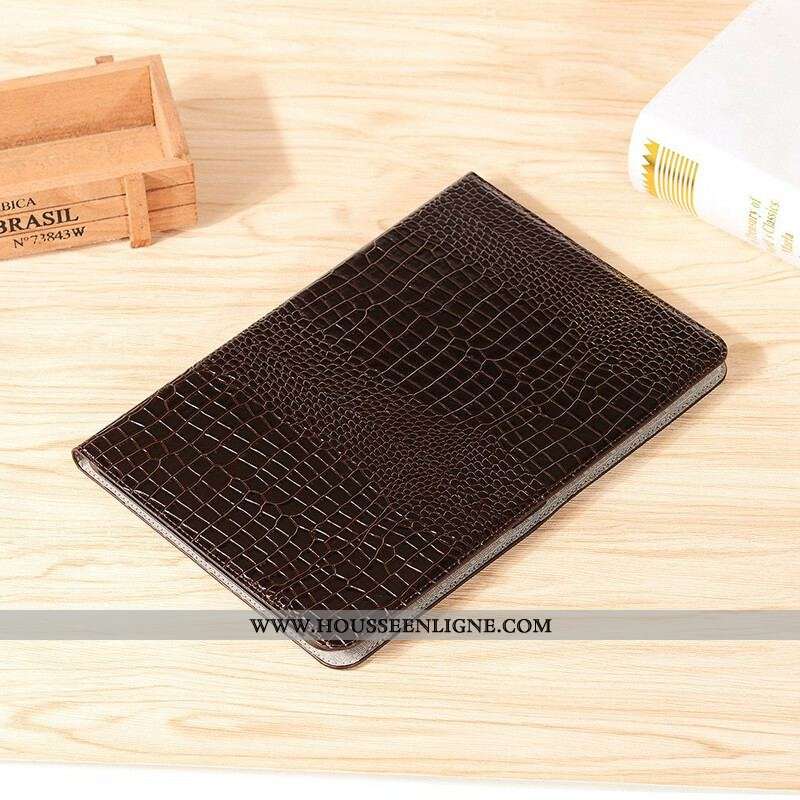 Housse Samsung Galaxy Tab S8 Plus / S7 Plus Effet Peau de Crocodile