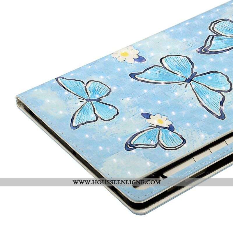 Housse Samsung Galaxy Tab S8 Plus / S7 Plus Féérie Papillons