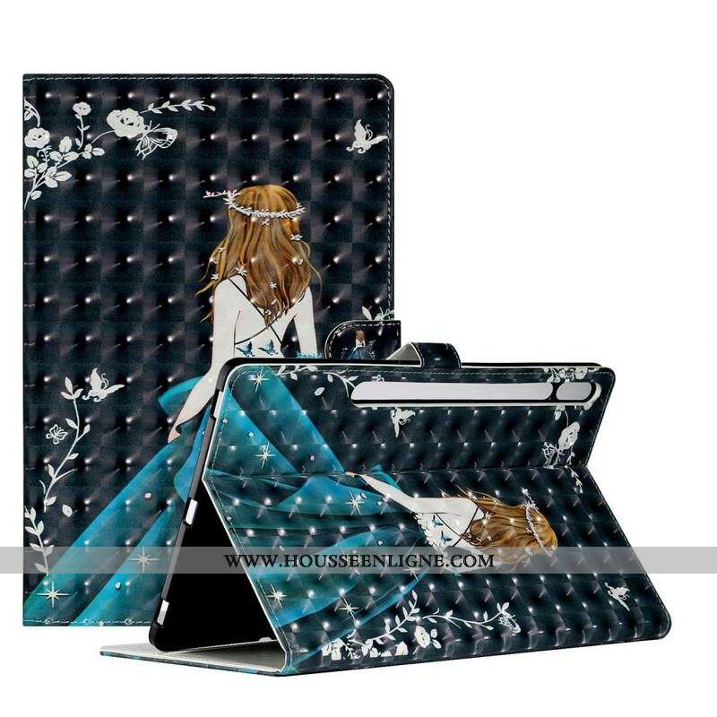 Housse Samsung Galaxy Tab S8 Plus / S7 Plus  Jeune Fille