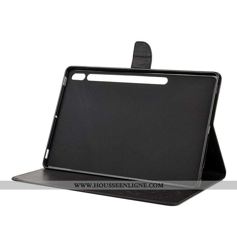 Housse Samsung Galaxy Tab S8 Plus / S7 Plus Papillons Floraux