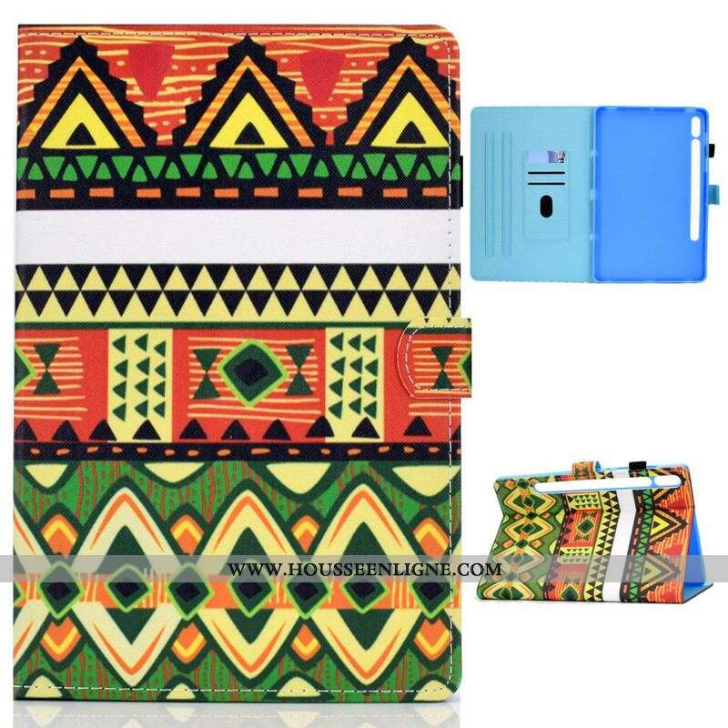 Housse Samsung Galaxy Tab S8 / Tab S7 Aztèque