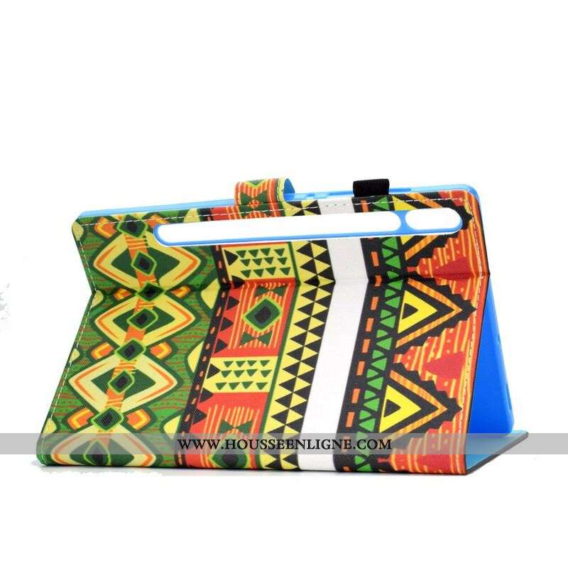 Housse Samsung Galaxy Tab S8 / Tab S7 Aztèque