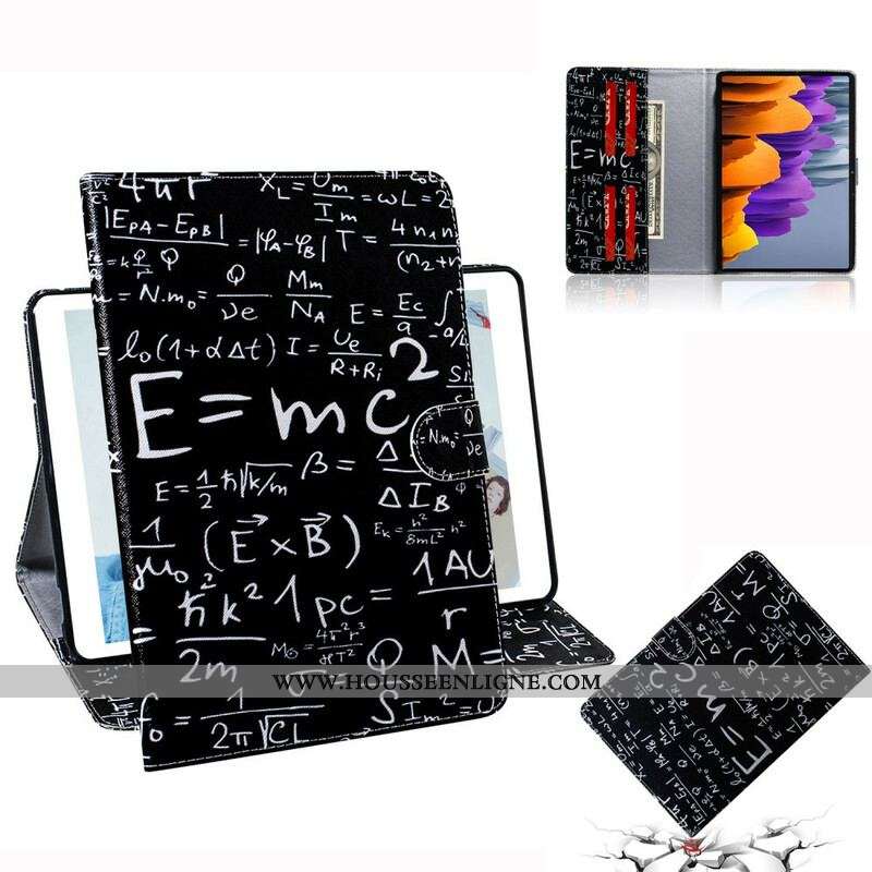 Housse Samsung Galaxy Tab S8 / Tab S7 Calculs Mathématiques