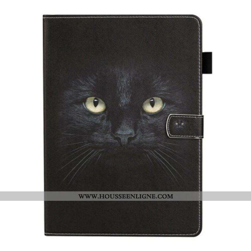Housse Samsung Galaxy Tab S8 / Tab S7 Chat Noir