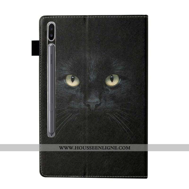 Housse Samsung Galaxy Tab S8 / Tab S7 Chat Noir