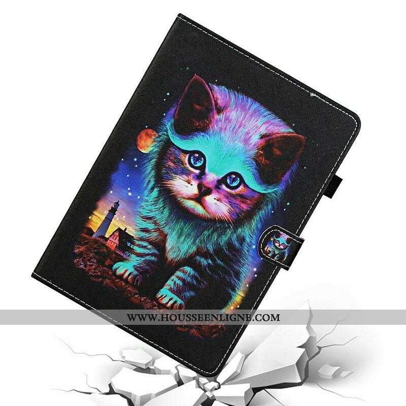 Housse Samsung Galaxy Tab S8 / Tab S7 Chat Électrique