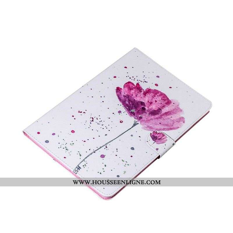 Housse Samsung Galaxy Tab S8 / Tab S7 Coquelicot