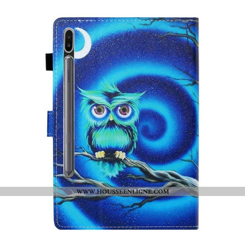 Housse Samsung Galaxy Tab S8 / Tab S7 Drôle de Hibou