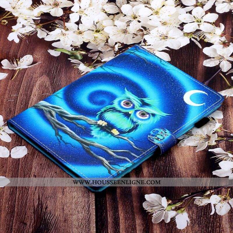 Housse Samsung Galaxy Tab S8 / Tab S7 Drôle de Hibou