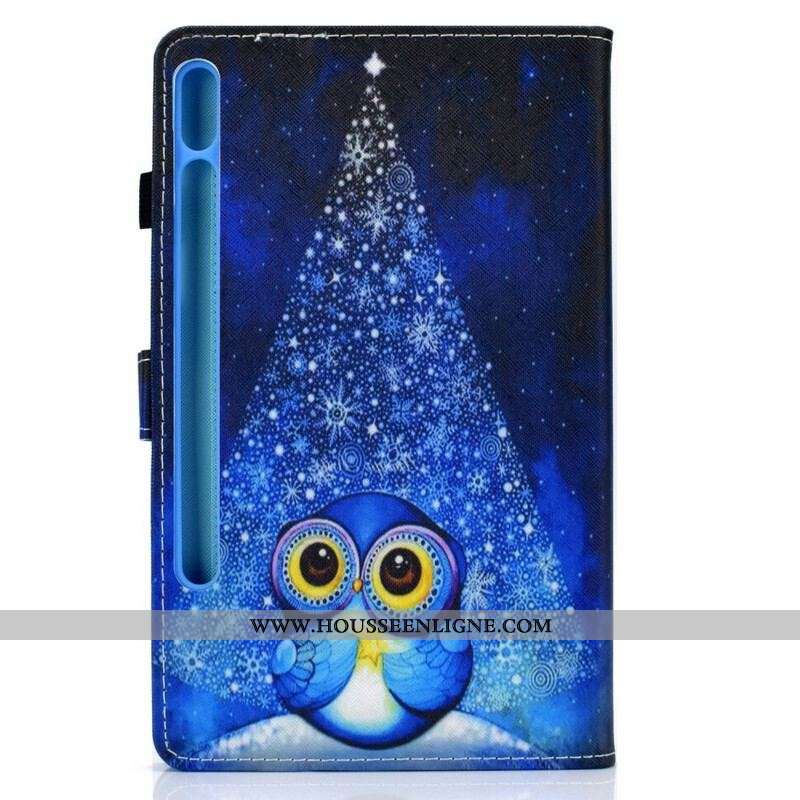 Housse Samsung Galaxy Tab S8 / Tab S7 Hibou