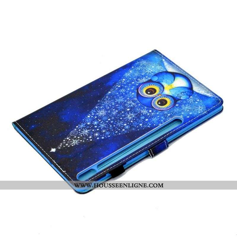 Housse Samsung Galaxy Tab S8 / Tab S7 Hibou