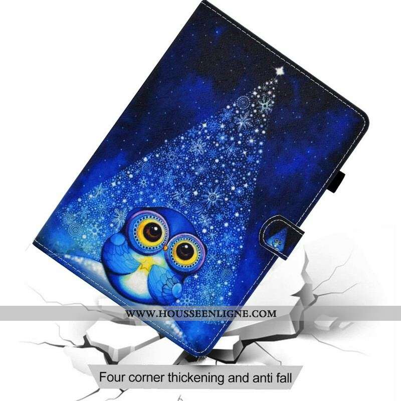 Housse Samsung Galaxy Tab S8 / Tab S7 Hibou