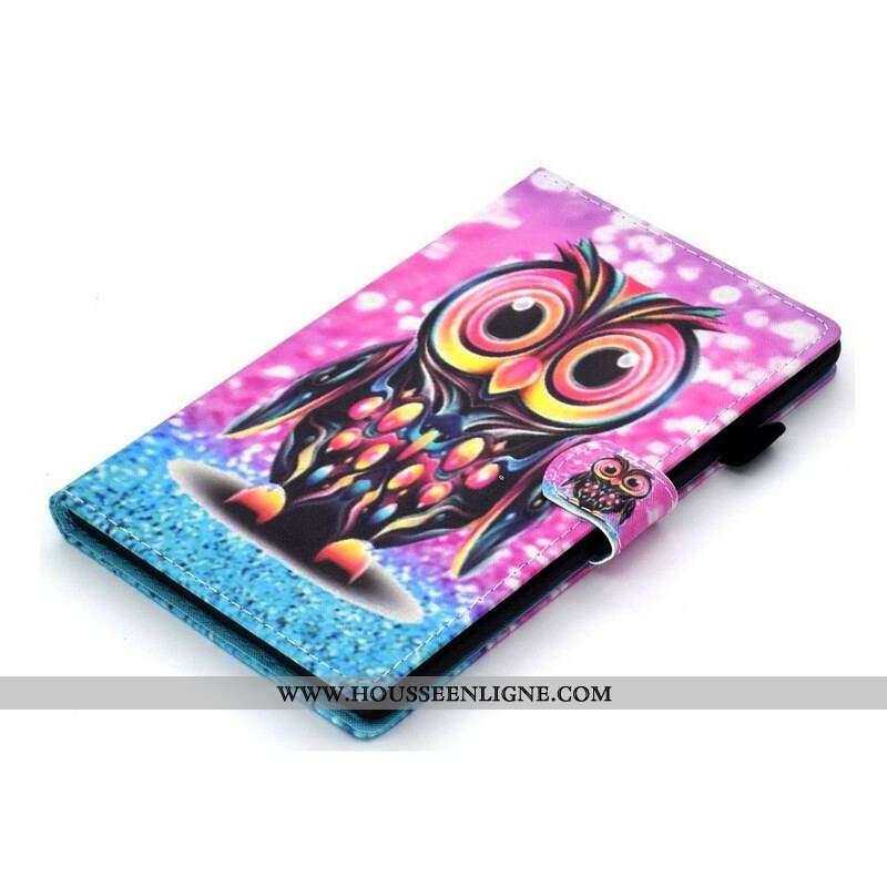 Housse Samsung Galaxy Tab S8 / Tab S7 Hibou Éclaté