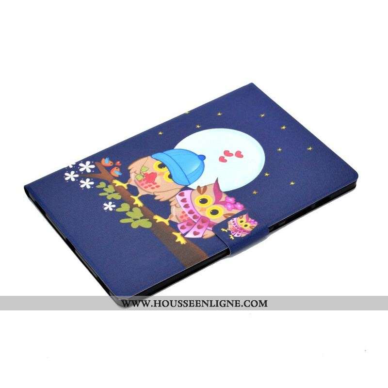 Housse Samsung Galaxy Tab S8 / Tab S7 Hiboux Fun