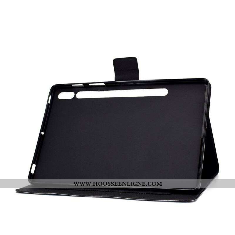 Housse Samsung Galaxy Tab S8 / Tab S7 Hiboux Fun