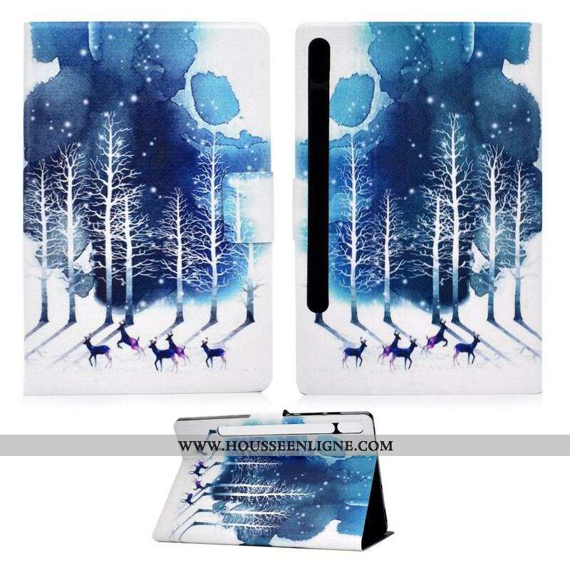 Housse Samsung Galaxy Tab S8 / Tab S7 Hiver