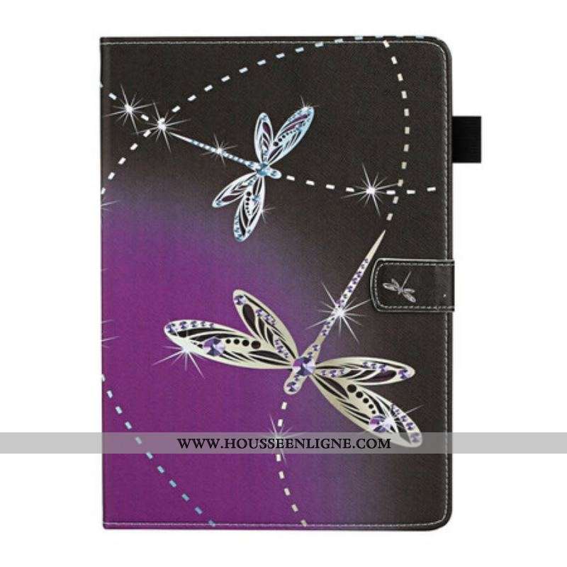 Housse Samsung Galaxy Tab S8 / Tab S7 Libellules
