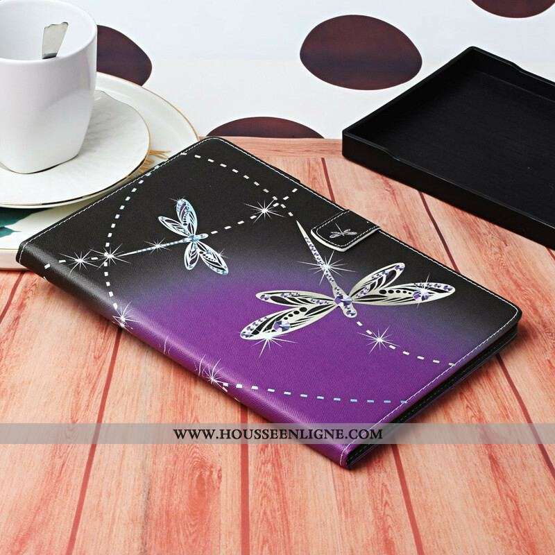Housse Samsung Galaxy Tab S8 / Tab S7 Libellules