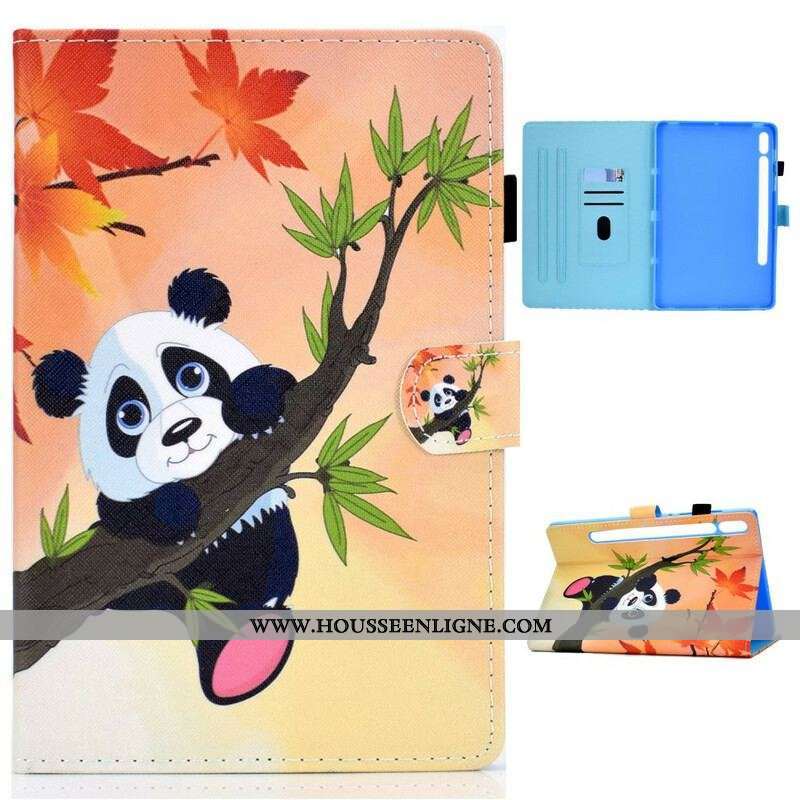 Housse Samsung Galaxy Tab S8 / Tab S7 Mignon Panda