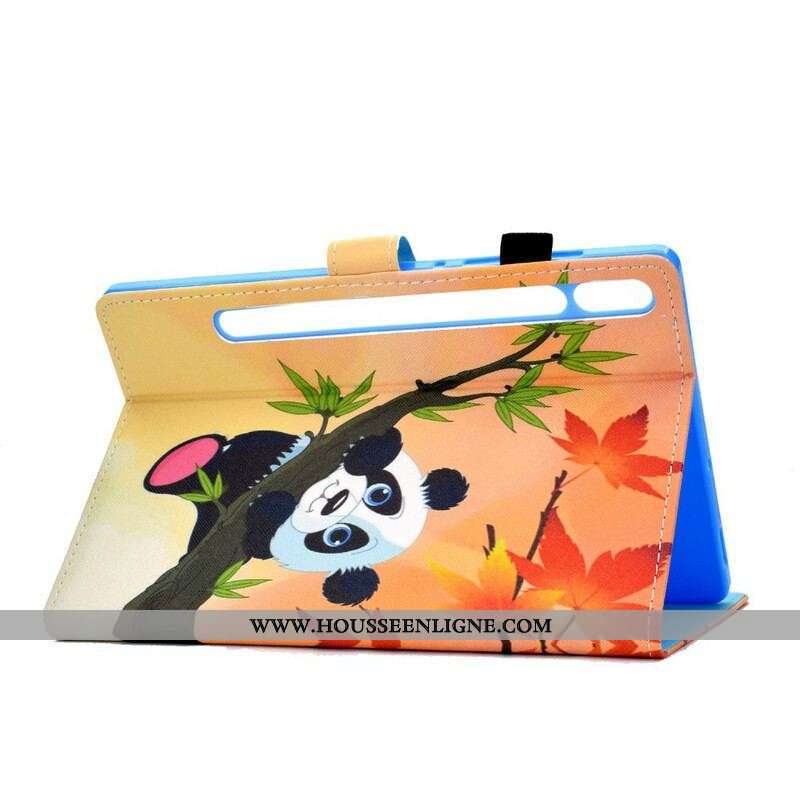 Housse Samsung Galaxy Tab S8 / Tab S7 Mignon Panda