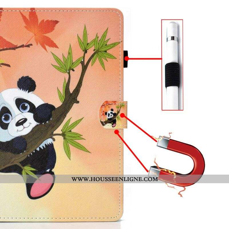 Housse Samsung Galaxy Tab S8 / Tab S7 Mignon Panda