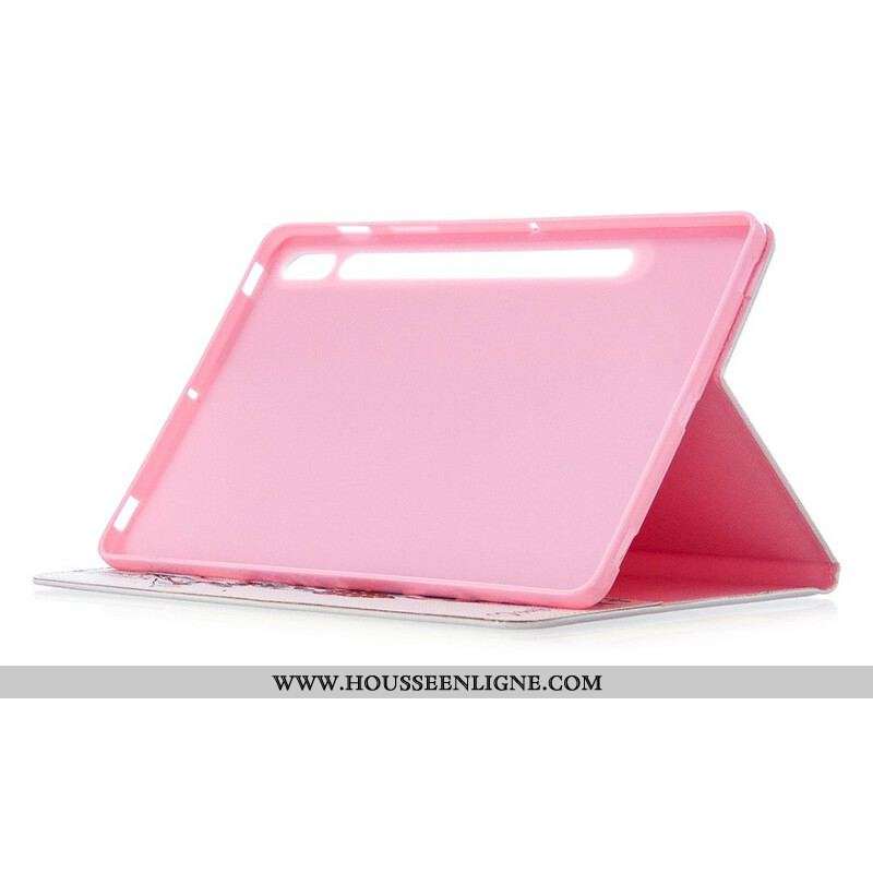 Housse Samsung Galaxy Tab S8 / Tab S7 Motif Imprimé Girafe