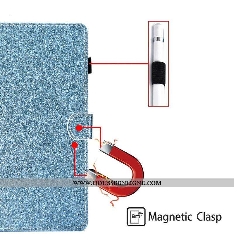 Housse Samsung Galaxy Tab S8 / Tab S7 Paillettes Éclatantes