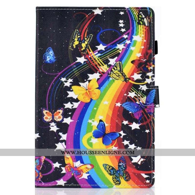 Housse Samsung Galaxy Tab S8 / Tab S7 Papillons Butterfly