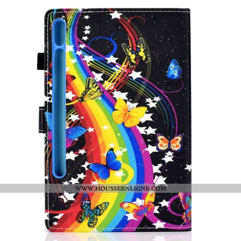 Housse Samsung Galaxy Tab S8 / Tab S7 Papillons Butterfly