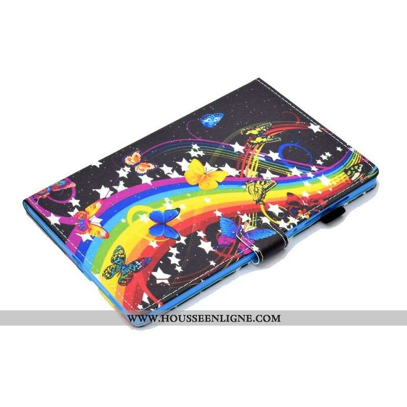 Housse Samsung Galaxy Tab S8 / Tab S7 Papillons Butterfly