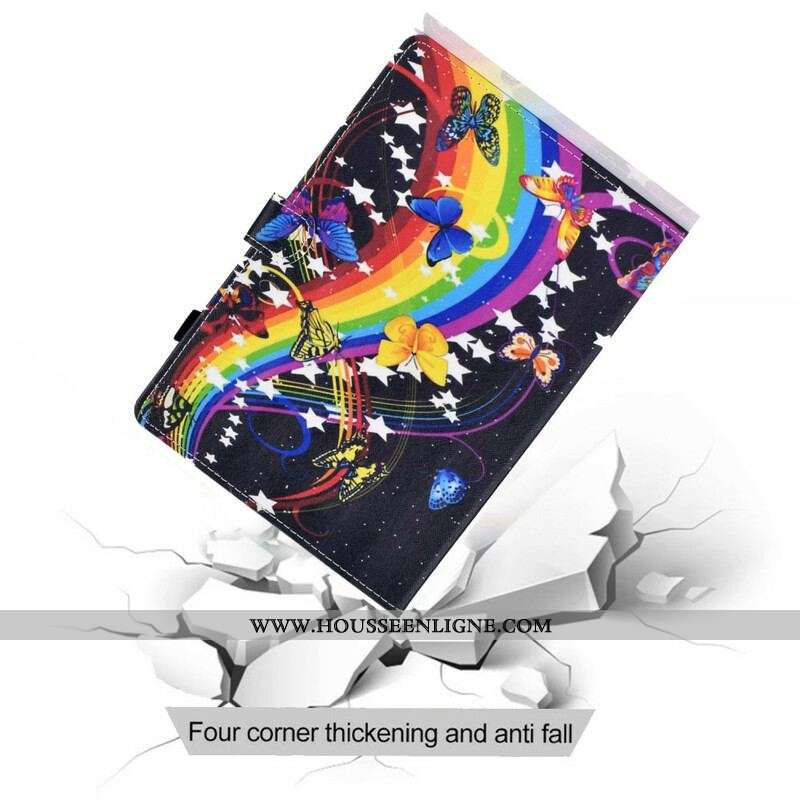 Housse Samsung Galaxy Tab S8 / Tab S7 Papillons Butterfly