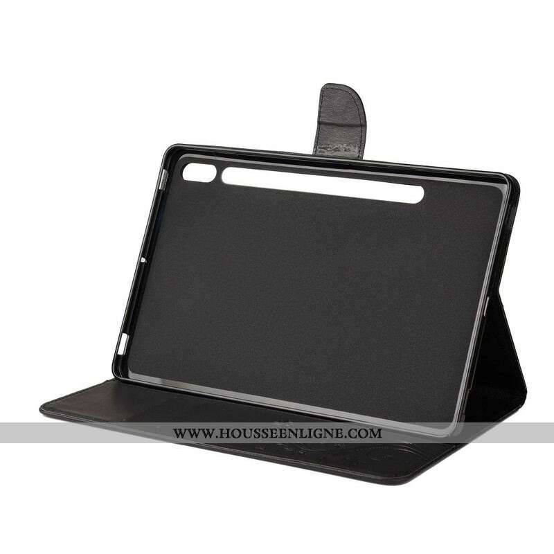 Housse Samsung Galaxy Tab S8 / Tab S7 Papillons Floraux