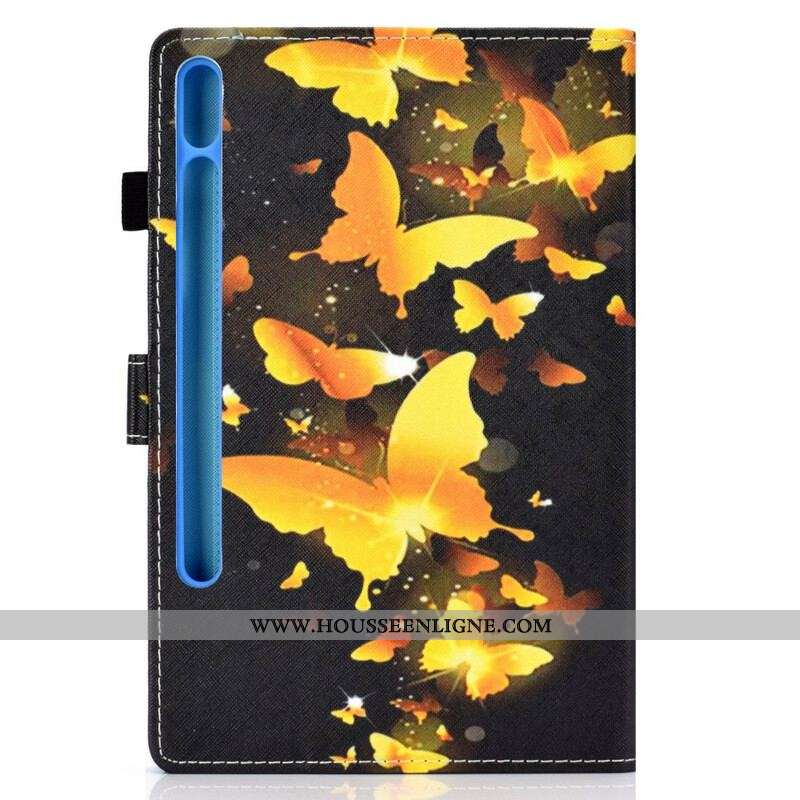 Housse Samsung Galaxy Tab S8 / Tab S7 Papillons Uniques