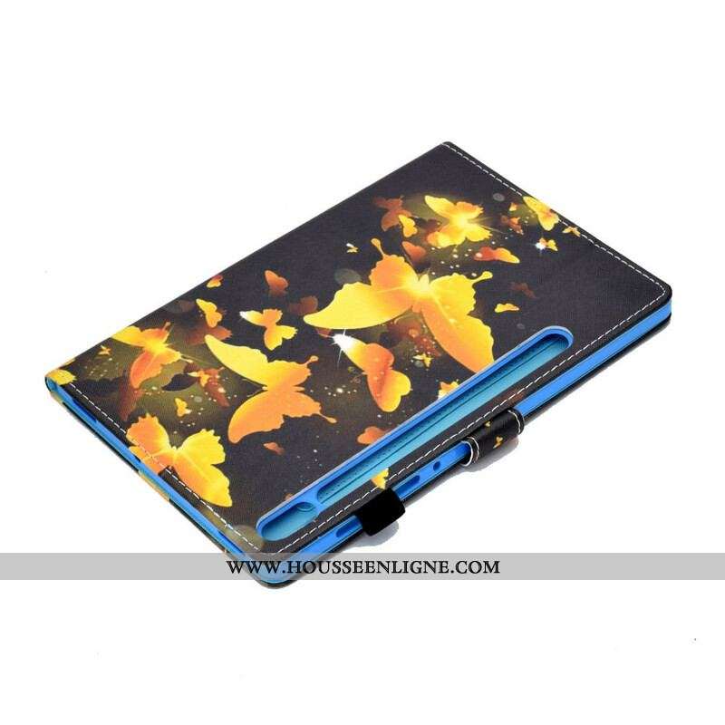 Housse Samsung Galaxy Tab S8 / Tab S7 Papillons Uniques