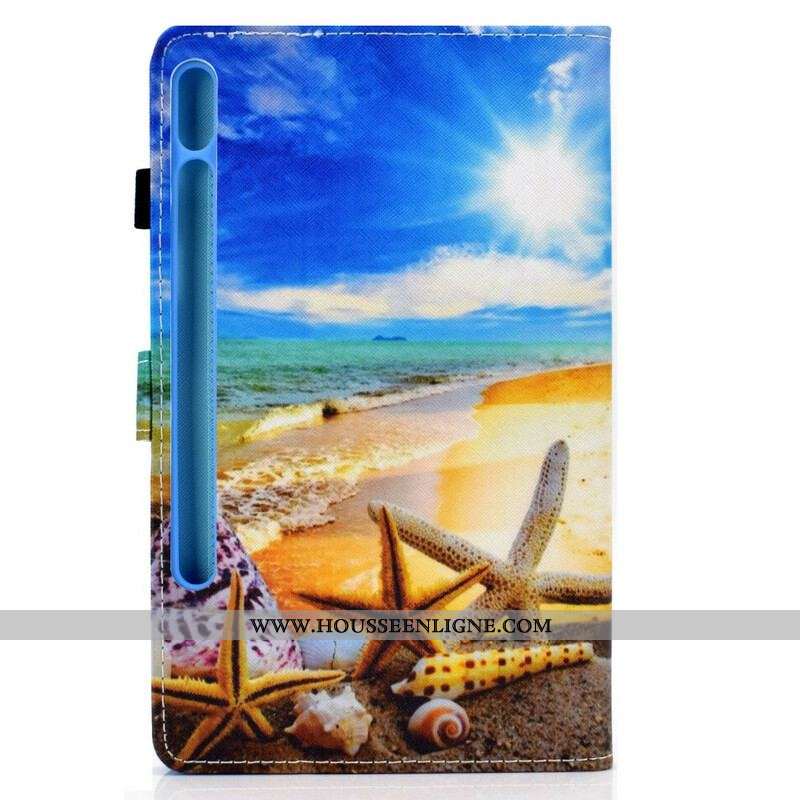 Housse Samsung Galaxy Tab S8 / Tab S7 Plage Fun