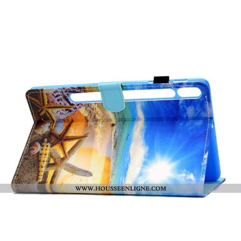 Housse Samsung Galaxy Tab S8 / Tab S7 Plage Fun