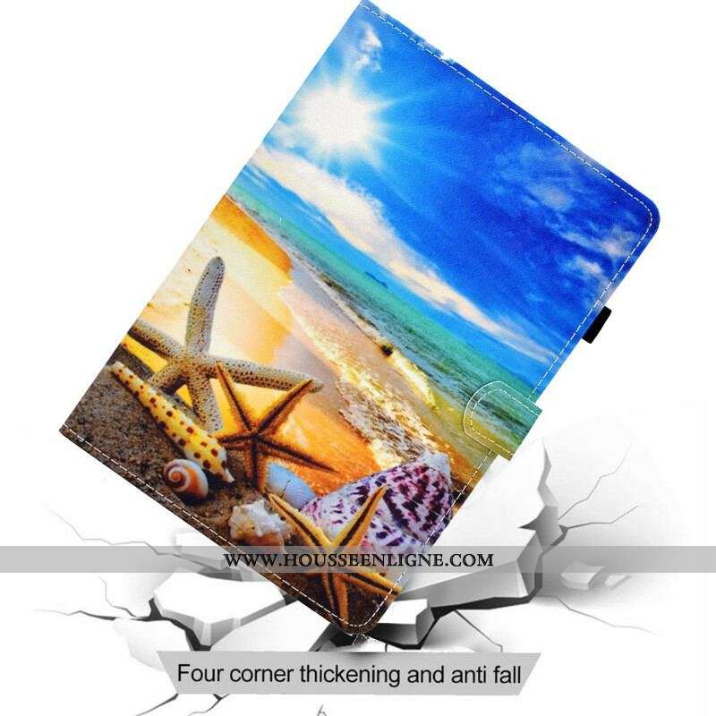 Housse Samsung Galaxy Tab S8 / Tab S7 Plage Fun