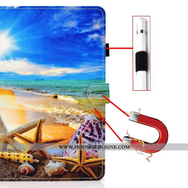 Housse Samsung Galaxy Tab S8 / Tab S7 Plage Fun