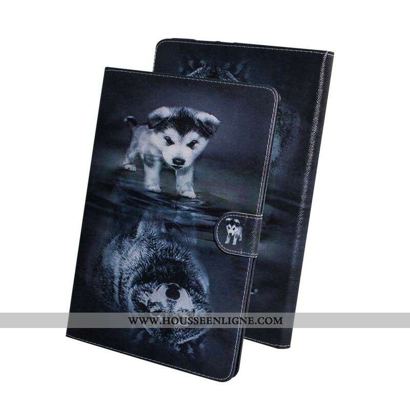 Housse Samsung Galaxy Tab S8 / Tab S7 Rêve de Chiot
