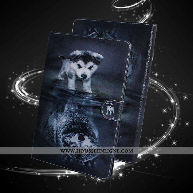 Housse Samsung Galaxy Tab S8 / Tab S7 Rêve de Chiot