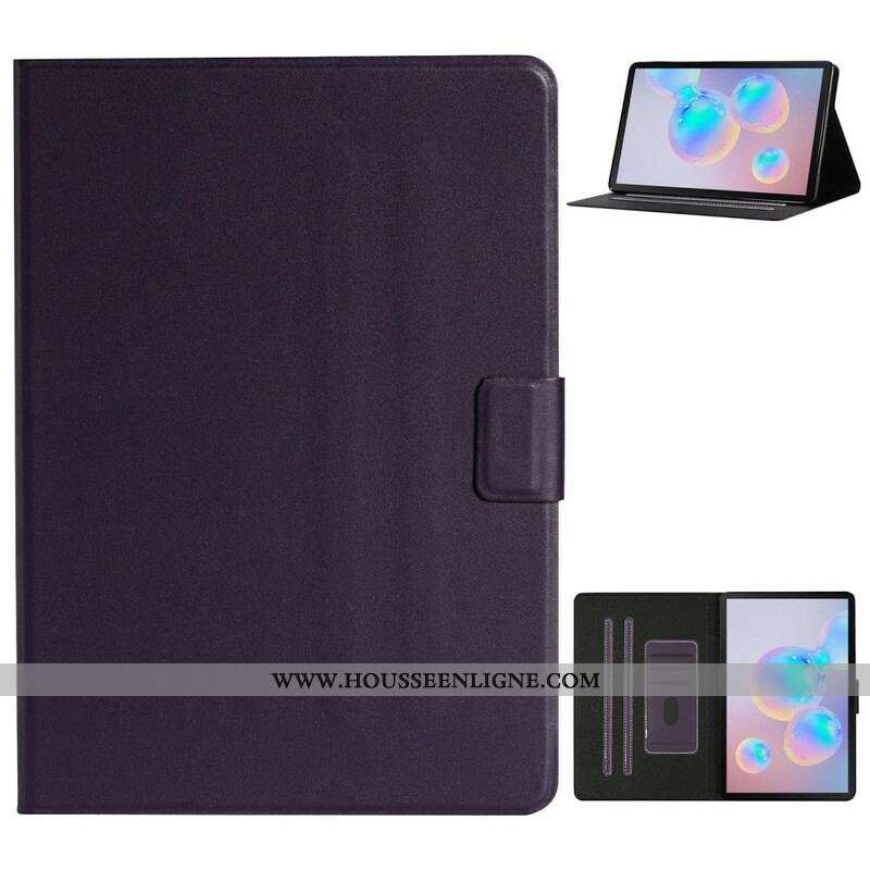 Housse Samsung Galaxy Tab S8 / Tab S7 Simili Cuir Classique