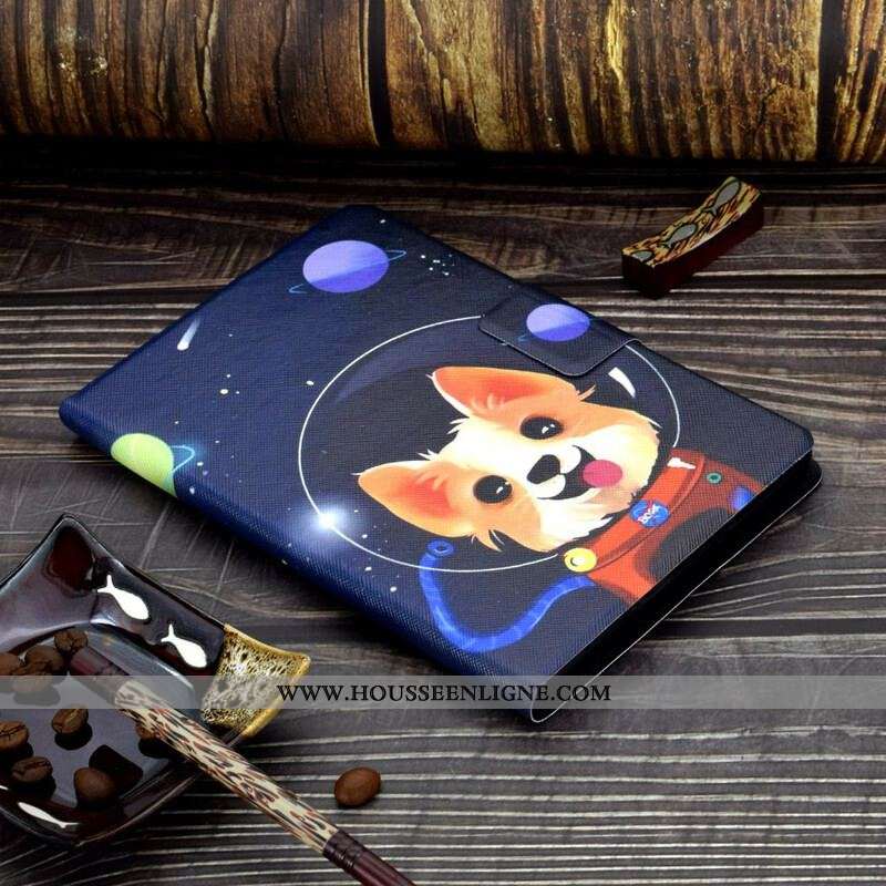 Housse Samsung Galaxy Tab S8 / Tab S7 Space Dog