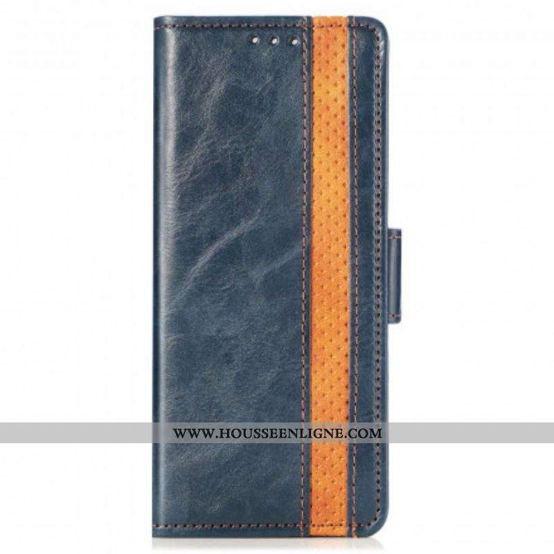 Housse Samsung Galaxy Z Fold 3 5G Bicolore Double Fermoir