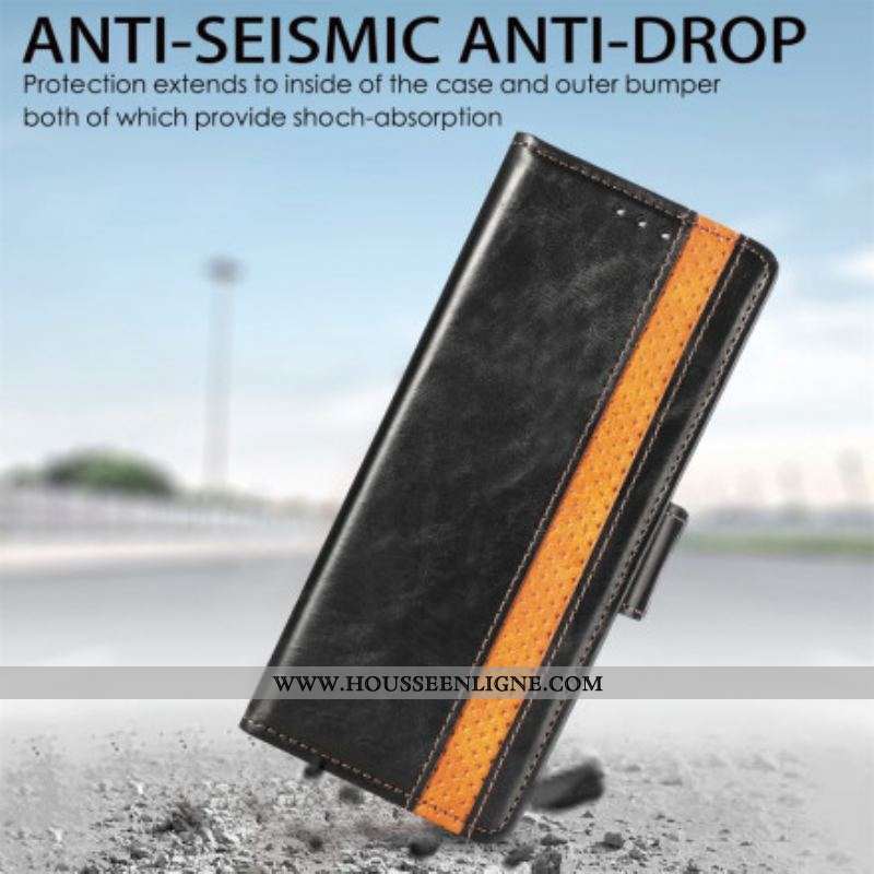 Housse Samsung Galaxy Z Fold 3 5G Bicolore Double Fermoir