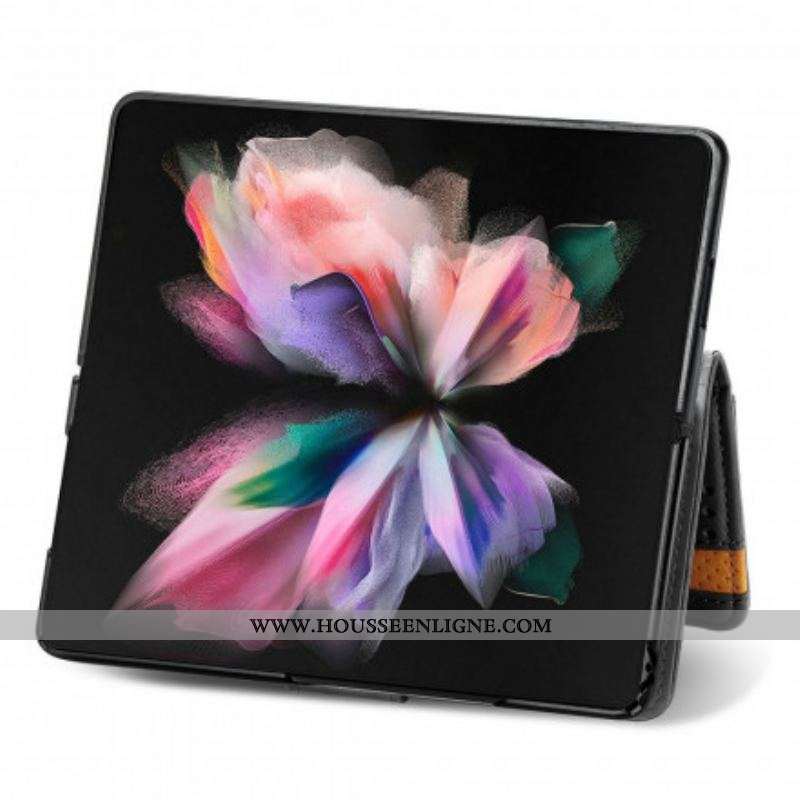 Housse Samsung Galaxy Z Fold 3 5G Bicolore Double Fermoir