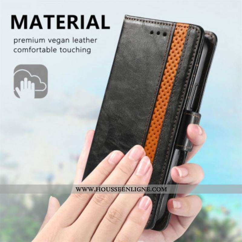 Housse Samsung Galaxy Z Fold 3 5G Bicolore Double Fermoir