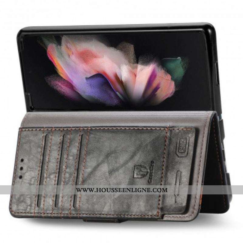 Housse Samsung Galaxy Z Fold 3 5G Bicolore Double Fermoir